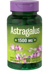 Astragalo 1500 mg 90 Cápsulas Astragalus actibacteriano antioxidante