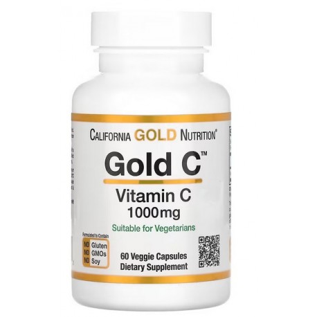 Vitamina C 1000 mg 60 Capsulas Gold Nutrition
