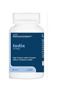 Iodix 12,5 mg ioine yoduro de potasio Alta Potencia 90 tabletas
