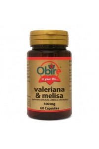 Obire Valeriana + Melisa nervios ansiedad 60 Cápsulas
