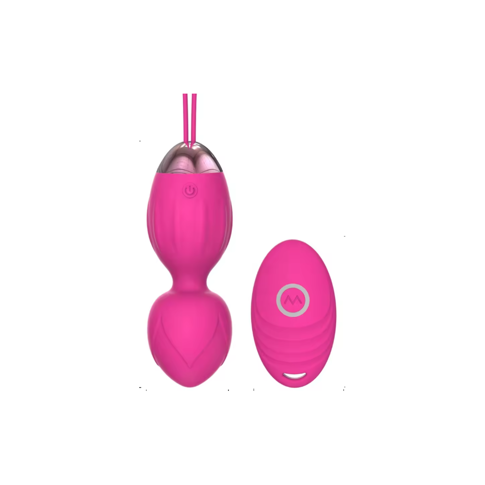 Huevo Vibrador Rosa 10 modos de vibración control remoto