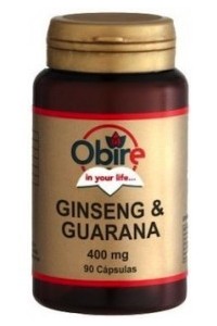Ginseng y Guarana 400 mg 90 Capsulas OBIRE