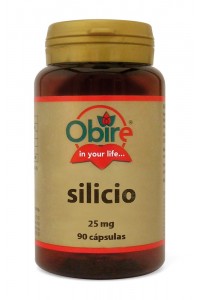 Silicio 25 mg 90 capsulas OBIRE Piel Cabello Uña