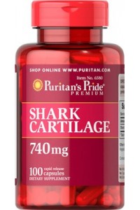 Cartilago de tiburon 740 mg 100 Capsulas Articulaciones Antiinflamatorio Natural